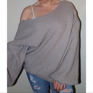 ASOS Oversized Open Back Sweater